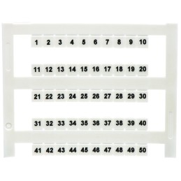 5 pcs - RS PRO Marker Card for use with DIN Rail Terminal