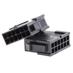 5 pcs - Molex, Micro-Fit 3.0 Male Connector Housing, 3mm Pitch, 12 Way, 2 Row