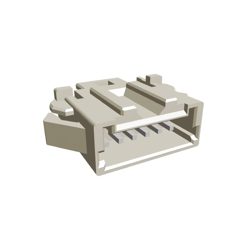 600 pcs - TE Connectivity, AMP Mini CT Male Connector Housing, 1.5mm Pitch, 6 Way, 1 Row