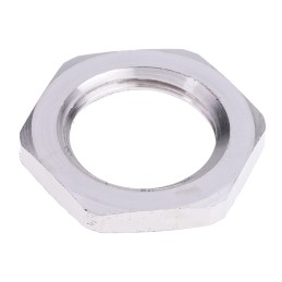 1 Pack of 10 - RS PRO Brass Cable Gland Locknut, M16 Thread