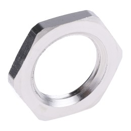 1 Pack of 10 - RS PRO Brass Cable Gland Locknut, M16 Thread