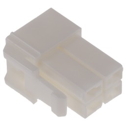 5 pcs - JST, HLP Male Connector Housing, 3.96mm Pitch, 4 Way, 2 Row