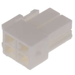 5 pcs - JST, HLP Male Connector Housing, 3.96mm Pitch, 4 Way, 2 Row