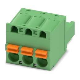 5 pcs - Phoenix Contact 5.08mm Pitch 3 Way Pluggable Terminal Block, Plug, Cable Mount, Screw Termination