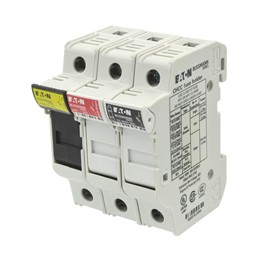 1 pcs - Eaton 32A Rail Mount Fuse Holder for 10 x 38mm Fuse, 1P, 1kV