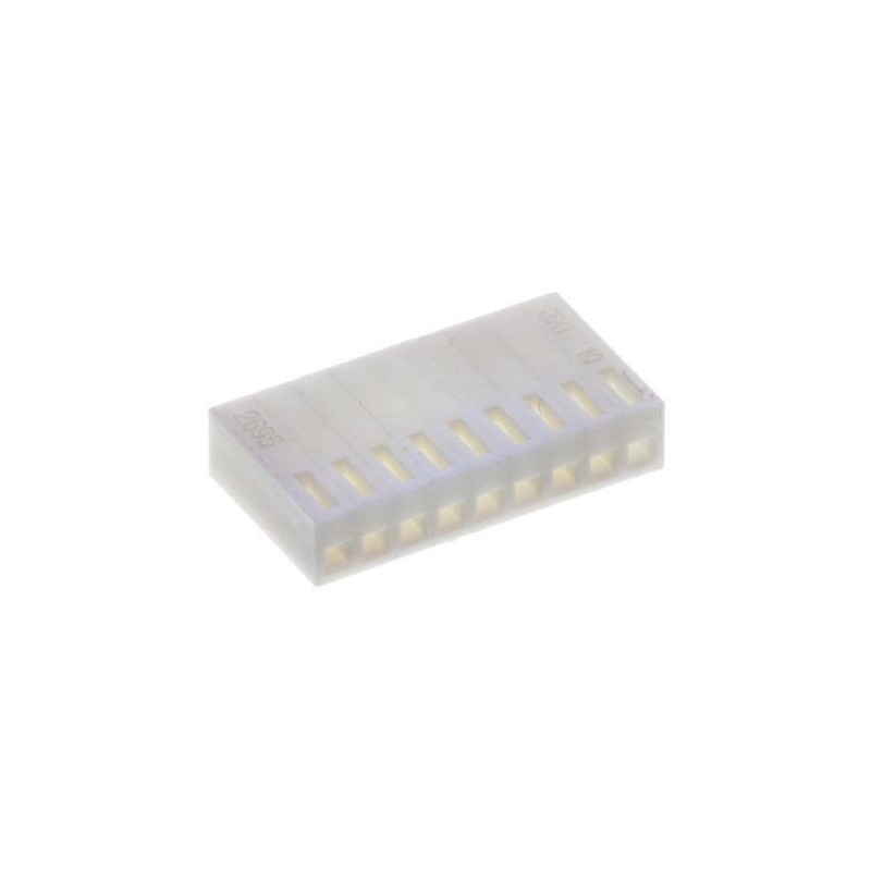 6000 pcs - Molex, 2695 Female Crimp Connector Housing, 2.54mm Pitch, 9 Way, 1 Row