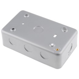 1 pcs - RS PRO Grey Back Box, BS, IP20, 2 Gangs