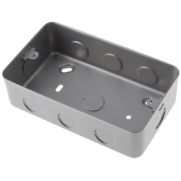 1 pcs - RS PRO Grey Back Box, BS, IP20, 2 Gangs