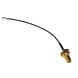1 pcs - RS PRO Female SMA to Female U.FL Coaxial Cable, 100mm, RF Coaxial, Terminated