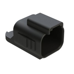 10 pcs - Amphenol Industrial, AT06, AT Female 2 Way Protective Cover for use with Cable Connector