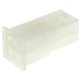 5 pcs - Molex, Mini-Fit Jr Male Connector Housing, 4.2mm Pitch, 4 Way, 2 Row