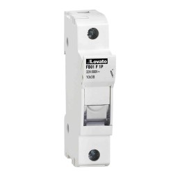 1 pcs - Lovato 32A Rail Mount Fuse Holder, 1P, 690V ac