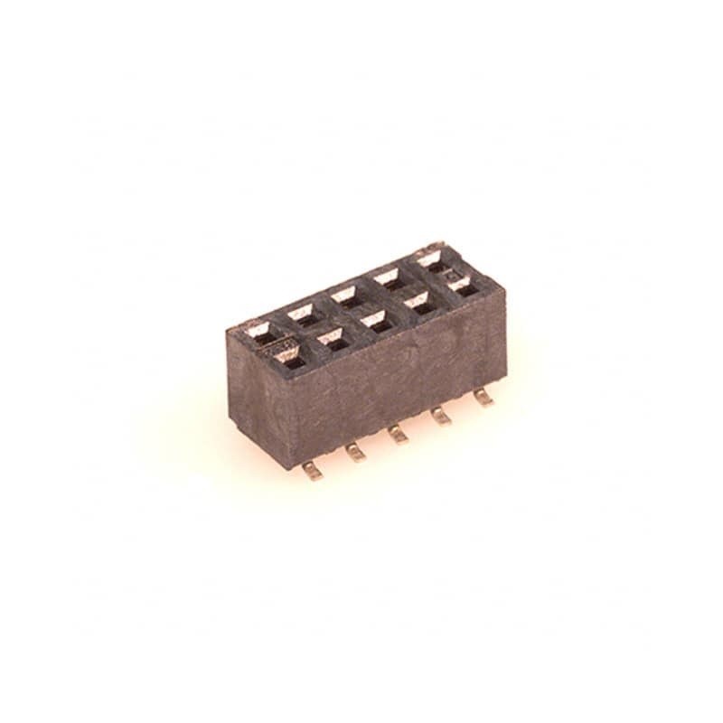 5 pcs - Molex 79109 Series Vertical Surface Mount PCB Connector, 10-Contact, 2-Row, 2mm Pitch, Solder Termination