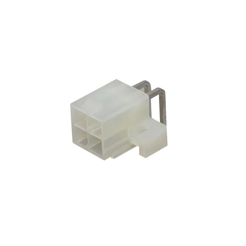 700 pcs - Molex Mini-Fit Jr. Series Right Angle Through Hole PCB Header, 4 Contact(s), 4.2mm Pitch, 2 Row(s), Shrouded