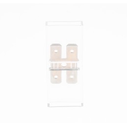 1 Bag of 25 - RS PRO Male to Male Spade Connector, Adapter, 6.35 x 6.35mm Tab Size