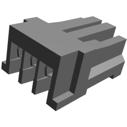 700 pcs - TE Connectivity 3-Way IDC Connector Socket for Cable Mount, 1-Row