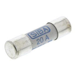1 pcs - SIBA 20A Ceramic Cartridge Fuse, 10 x 38mm