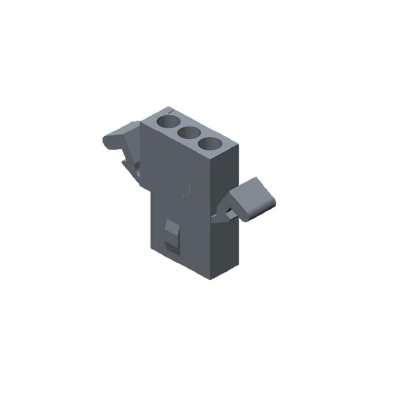 7500 pcs - Molex, Standard .062' Female Crimp Connector Housing, 1.57mm Pitch, 3 Way, 1 Row