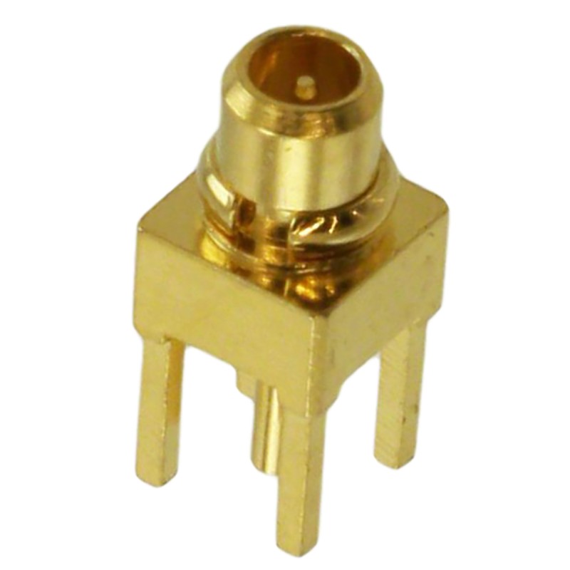 80 pcs - Molex 73415 Series, Plug PCB Mount MMCX Connector, 50Ω, Solder Termination, Straight Body