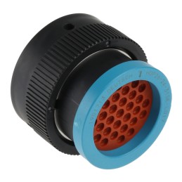1 pcs - Deutsch Circular Connector, 31 Contacts, Cable Mount, Plug, Female, IP67, HD20 Series