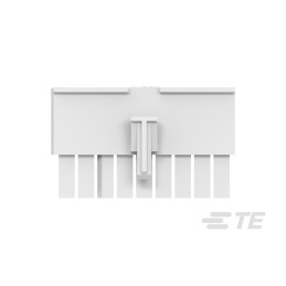 800 pcs - TE Connectivity, Mini-Universal MATE-N-LOK Male PCB Connector Housing, 4.14mm Pitch, 18 Way, 2 Row