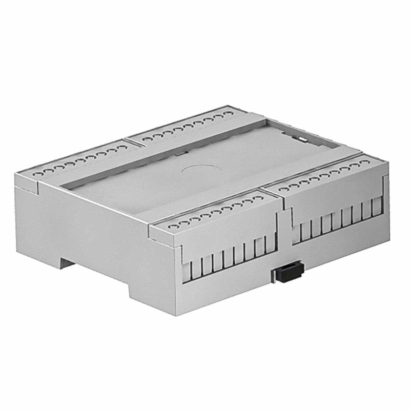 1 pcs - RS PRO Solid Top Enclosure Type, 90 x 106.2 x 31.9mm, Polycarbonate DIN Rail Enclosure Kit