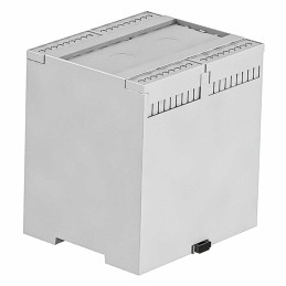 1 pcs - RS PRO Solid Top Enclosure Type, 90 x 106.2 x 114mm, Polycarbonate DIN Rail Enclosure Kit