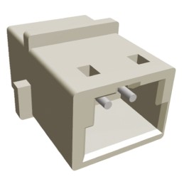 800 pcs - TE Connectivity, AMP CT Male Connector Housing, 2mm Pitch, 2 Way, 1 Row