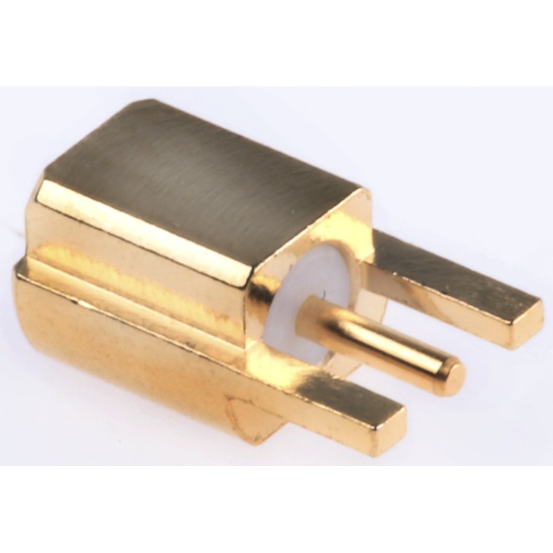 1 pcs - RS PRO, jack PCB Mount MMCX Connector, 50Ω, Solder Termination, Straight Body