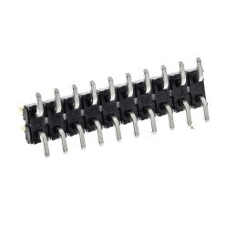 5 pcs - Samtec TMM Series Straight Surface Mount Pin Header, 20 Contact(s), 2.0mm Pitch, 2 Row(s), Unshrouded