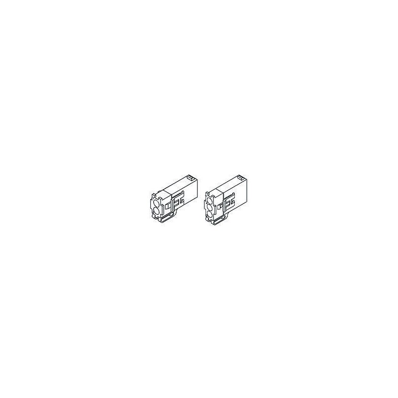 800 pcs - TE Connectivity, Mini-Universal MATE-N-LOK II Female Connector Housing, 4.14mm Pitch, 2 Way, 1 Row