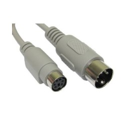 1 pcs - RS PRO Male PS/2 to Female 5 Pin mini-DIN KVM Cable