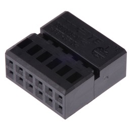 5 pcs - TE Connectivity, Micro Quadlok System Automotive Connector Plug 12 Way, Crimp Termination