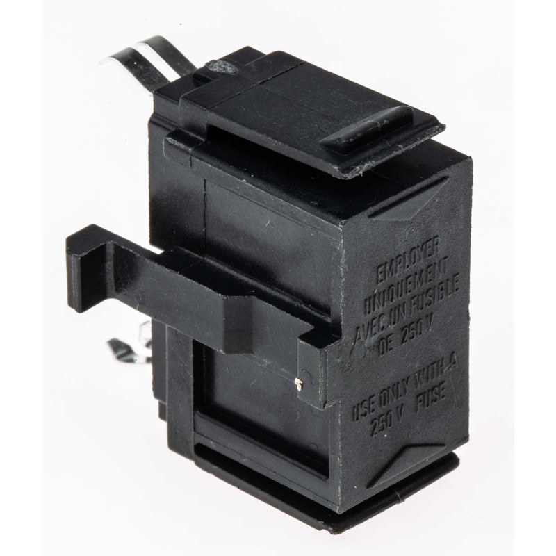 1 pcs - Schurter 10A Panel Mount Fuse Holder for 5 x 20mm Fuse, 2P