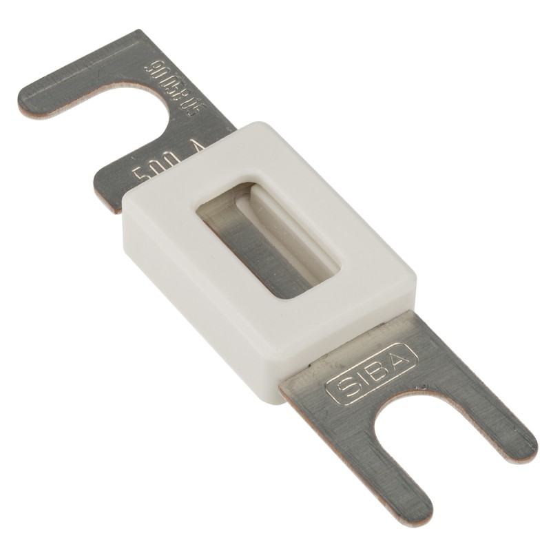 1 pcs - SIBA 500A White Automotive Car Fuse, 80V dc