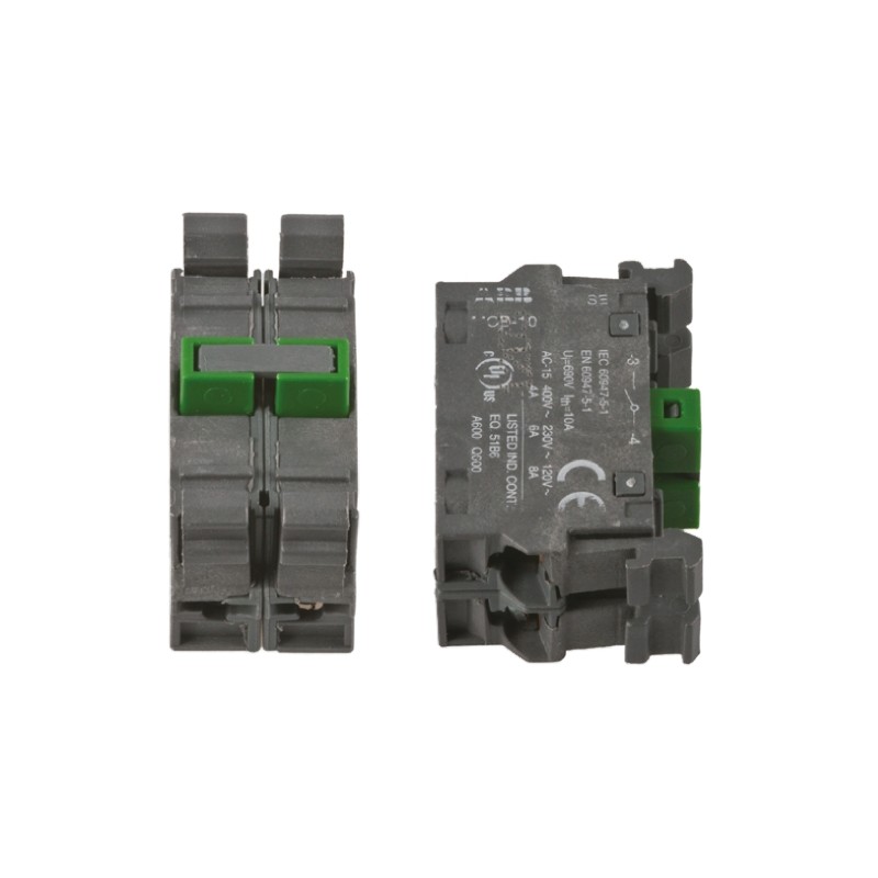 1 pcs - ABB ABB Modular Series Contact Block, 2NO