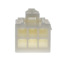 5 pcs - TE Connectivity, Mini-Universal MATE-N-LOK Male Connector Housing, 4.2mm Pitch, 6 Way, 2 Row