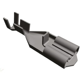 50 pcs - TE Connectivity Positive Lock .250 Mk II Uninsulated Female Spade Connector, Receptacle, 6.35 x 0.81mm Tab Size, 0.8m