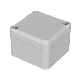 1 pcs - Bopla Euromas II Series Light Grey Polycarbonate Enclosure, IP65, Light Grey Lid, 52 x 50 x 37mm