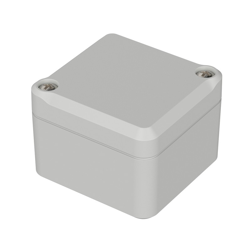 1 pcs - Bopla Euromas II Series Light Grey Polycarbonate Enclosure, IP65, Light Grey Lid, 52 x 50 x 37mm