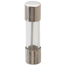 1 pcs - Eaton 500mA F Glass Cartridge Fuse, 6.3 x 25mm