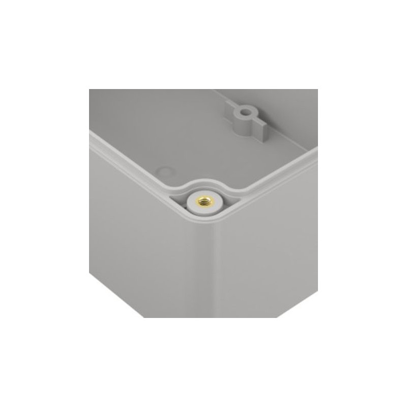 1 pcs - RS PRO Light Grey Polycarbonate Enclosure, IP65, Light Grey Lid, 120 x 80 x 60.2mm