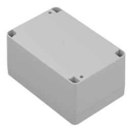 1 pcs - RS PRO Light Grey Polycarbonate Enclosure, IP65, Light Grey Lid, 120 x 80 x 60.2mm