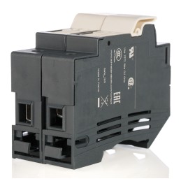 1 pcs - Schneider Electric 32A Rail Mount Fuse Holder for 10 x 38mm Fuse, 1+N, 690V ac/dc