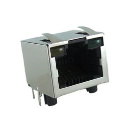 5 pcs - Amphenol RJHSE Series Female RJ45 Connector, PCB Mount