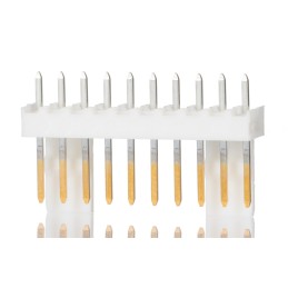 5 pcs - Molex KK 254 Series Straight Through Hole Pin Header, 10 Contact(s), 2.54mm Pitch, 1 Row(s), Unshrouded