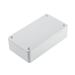 1 pcs - Hammond 1591 Series Grey Flame Retardant ABS Enclosure, IP54, Grey Lid, 112 x 62 x 31mm