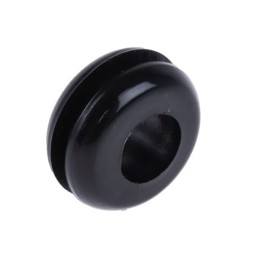 1 Bag of 250 - RS PRO Black PVC 7.4mm Cable Grommet for Maximum of 5mm Cable Dia.