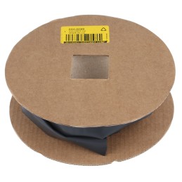 1 Reel of 6 M - TE Connectivity Heat Shrink Tubing, Black 12.7mm Sleeve Dia. x 6m Length 2:1 Ratio, RW-200 Series