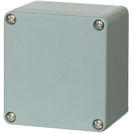 1 pcs - Fibox Euronord II Series Grey Polyester Enclosure, IP66, IP67, Grey Lid, 406 x 401 x 120mm